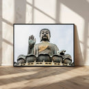 Buddha Statue Wall Art Canvas Print