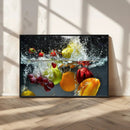Kithen Vegetables World Wall Art Canvas Print
