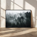 Foggy Forest Wall Art Canvas Print | 3 Panel Large Misty by MyGreatCanvas | Canvas Wall Art Prints | Photo Prints & Wall Decor