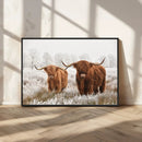 Longhorn Cattle Wall Art Canvas Print, Framed Farmhouse by MyGreatCanvas | Canvas Wall Art Prints | Photo Prints & Wall Decor