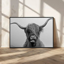 Texas Cow Wall Art Canvas, Texas Longhorn Cattle Canvas by MyGreatCanvas | Canvas Wall Art Prints | Photo Prints & Wall Decor
