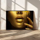 Gold and Women Wall Art Canvas Print by MyGreatCanvas | Canvas Wall Art Prints | Photo Prints & Wall Decor