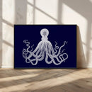 Blue Octopus Wall Art Canvas Print by MyGreatCanvas | Canvas Wall Art Prints | Photo Prints & Wall Decor