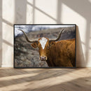 Texas Longhorn Canvas Wall Art - Longhorn Steer Canvas Wall by MyGreatCanvas | Canvas Wall Art Prints | Photo Prints & Wall Decor