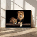 Lion Canvas Wall Art – Majestic Animal Print Artwork for by MyGreatCanvas | Canvas Wall Art Prints | Photo Prints & Wall Decor
