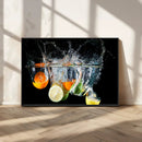 Kitchen Wall Art, Kitchen Fruits Art Canvas Print