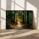 Natural Landscape Wall Art Relaxing Forest Canvas Print