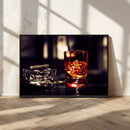 Whiskey and Cigar Canvas – Luxurious Wall Art for Home or