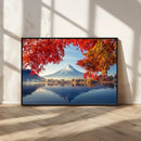 Mount Fuji Canvas Wall Art Japan Autumn Mountain Canvas