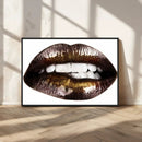 Close Up Lips Wall Art Canvas Print by MyGreatCanvas | Canvas Wall Art Prints | Photo Prints & Wall Decor