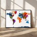 World Map Canvas Print – Detailed Map of the World Wall Art by MyGreatCanvas | Canvas Wall Art Prints | Photo Prints & Wall Decor