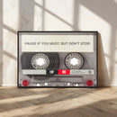 Music Cassette Iconic Wall Art Canvas Print by MyGreatCanvas | Canvas Wall Art Prints | Photo Prints & Wall Decor