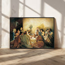 Last Supper Wall Art Canvas Print, Framed Jesus Painting Art