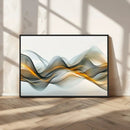 Abstract Wave Canvas Wall Art – Fluid Contemporary Elegance