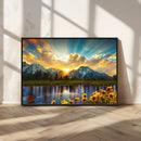 Grand Teton Park Sunrise Wall Art – Vibrant Landscape Canvas by MyGreatCanvas | Canvas Wall Art Prints | Photo Prints & Wall Decor