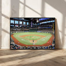 Texas Rangers Baseball Team Print - Arlington Globe Life