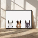 Horse Prints Set, Set of 3 Horse Wall Art, Horses Portraits, by MyGreatCanvas | Canvas Wall Art Prints | Photo Prints & Wall Decor