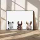 Horse Wall Art - Minimalist Horse Triptych Wall Art – Modern by MyGreatCanvas | Canvas Wall Art Prints | Photo Prints & Wall Decor