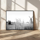 Vintage Farmhouse Black and White Triptych Wall Art – Giclee