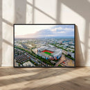 Old Trafford Manchester United Stadium Wall Art Canvas Print