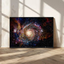 Nebula and Galaxies in Space Wall Art Canvas Print, Spiral