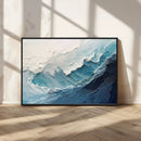 Ocean Wave Canvas Wall Art Print – Coastal Living Room Large