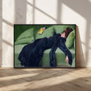 Decadent Girl by Ramon Casas Wall Art Canvas Print, Framed