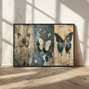 Butterfly Wall Art Trio | Vintage Butterfly Canvas Print | by MyGreatCanvas | Canvas Wall Art Prints | Photo Prints & Wall Decor