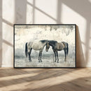 Chines Style Majestic Horses Wall Art | Ready to Hang and