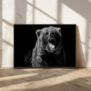 Bear Canvas Print | Wildlife Wall Art for Cabin Decor |