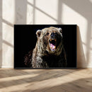 Grizzly Bear Canvas Print | Wildlife Wall Art for Cabin by MyGreatCanvas | Canvas Wall Art Prints | Photo Prints & Wall Decor