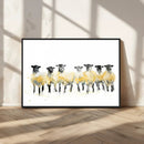 Farmhouse Wall Art Sheep Print | Ready to Hang Framed Canvas by MyGreatCanvas | Canvas Wall Art Prints | Photo Prints & Wall Decor