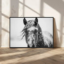 Western Wall Art | Black and White Winter Horse Wall Art | by MyGreatCanvas | Canvas Wall Art Prints | Photo Prints & Wall Decor