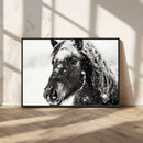 Framed Black and White Horse Wall Art | Ready to Hang and by MyGreatCanvas | Canvas Wall Art Prints | Photo Prints & Wall Decor