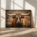 Longhorn Bull Wall Art | Canvas Print | Ready to Hang | by MyGreatCanvas | Canvas Wall Art Prints | Photo Prints & Wall Decor