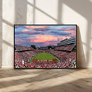 Carter-Finley Stadium Art Sunset Game Triple Canvas Wall Art by MyGreatCanvas | Canvas Wall Art Prints | Photo Prints & Wall Decor