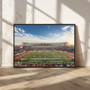 Framed Houston Cougars Football Team Print - Houston TDECU by MyGreatCanvas | Canvas Wall Art Prints | Photo Prints & Wall Decor