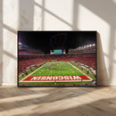 Wisconsin Badgers Football Team Print Canvas- Madison Camp