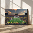 University of Michigan Wolverines Print Canvas, Football