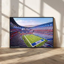 Buffalo Bills Football Team Print Canvas - Buffalo Highmark by MyGreatCanvas | Canvas Wall Art Prints | Photo Prints & Wall Decor