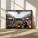 Miami Hurricanes Football Team Wall Art Print - Miami Hard
