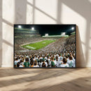 Michigan State Spartans Football Canvas Print - East Lansing