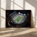 Michigan State Spartans Football Team Print - East Lansing