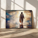 Jesus Walking on Water Wall Art | Ready to Hang Spiritual