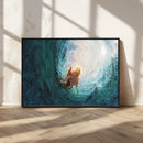 Powerful Jesus Canvas Print - Hand of Salvation,