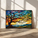 Mosaic Tree Wall Art | Ready to Hang Stained Glass Style