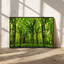 Lush Green Forest Canvas Print | 3-Panel Forest Wall Art | by MyGreatCanvas | Canvas Wall Art Prints | Photo Prints & Wall Decor