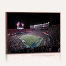 Ben Hill Griffin Stadium Night Game Triple Canvas Wall Art -
