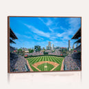 Wrigley Field Chicago Cubs Panoramic Art Multi-Piece Canvas