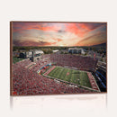 Indiana Memorial Stadium Wall Art Canvas Print, Framed